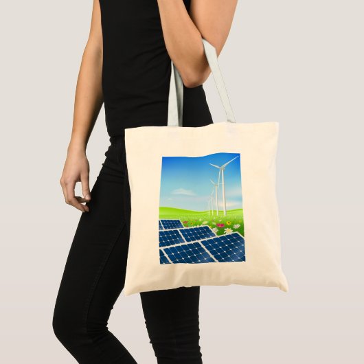 Canvas tas voor zonne- en windenergie (Voorkant (product))