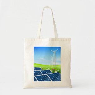 Canvas tas voor zonne- en windenergie