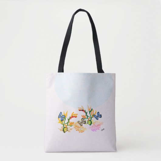 Canvas tas: Vreedzaam Tote Bag (Voorkant)