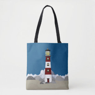 Canvas tas vuurtoren