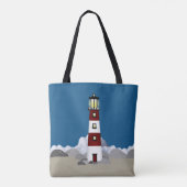 Canvas tas vuurtoren (Achterkant)