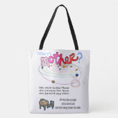 Canvas tas Waar is moeder? (Voorkant)