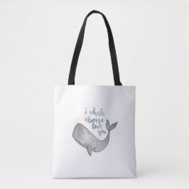 Canvas tas walvis