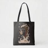 Canvas tas Waterman Hemelse Dierenriem Kunst (Voorkant)