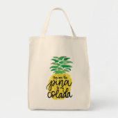 Canvas tas Waterverf ananas (Voorkant)