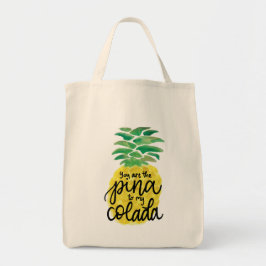 Canvas tas Waterverf ananas