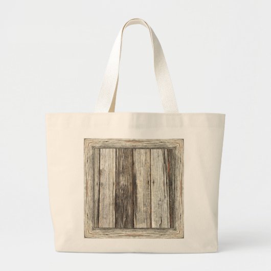 canvas tas "Weathered Wood": Grootte/stijl kiezen (Voorkant)