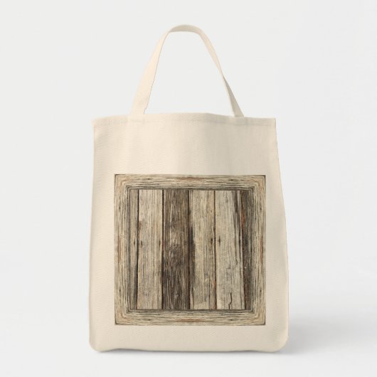 canvas tas "Weathered Wood": Grootte/stijl kiezen (Voorkant)