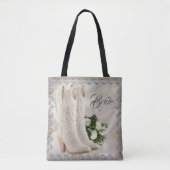 Canvas tas westerne Cowgirl Wedding Bride (Voorkant)