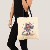 Canvas tas - Whimsical Magic Girl (Voorkant (product))