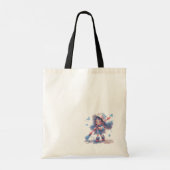 Canvas tas - Whimsical Magic Girl (Achterkant)