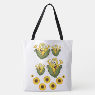 Canvas tas White Corn