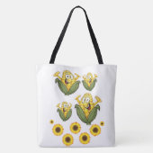 Canvas tas White Corn (Achterkant)