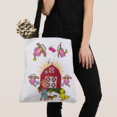 Canvas tas White Country Boerderij (Dichtbij)