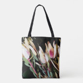 canvas tas "White Leucadendron" (Achterkant)