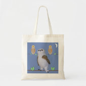 Canvas tas - Who-o-o-s de Echte Owl (Voorkant)