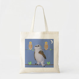 Canvas tas - Who-o-o-s de Echte Owl