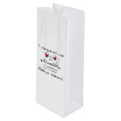 CANVAS TAS WIJN CADEAUTAS (Voorkant Gekanteld)