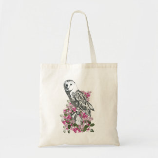 Canvas tas Wildflower Owl