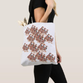 Canvas tas: winkelen we gaan tote bag (Dichtbij)