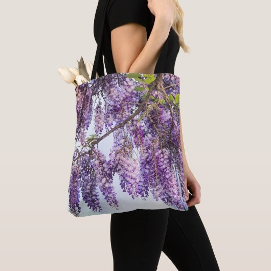 Canvas tas Wisteria Lovers (Dichtbij)