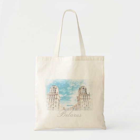 Canvas tas Wit-Russische architectuur (Voorkant)