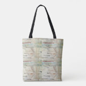 Canvas tas Witte Vintage (Achterkant)