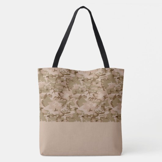 Canvas tas woestijn Camo Large/Small (Achterkant)