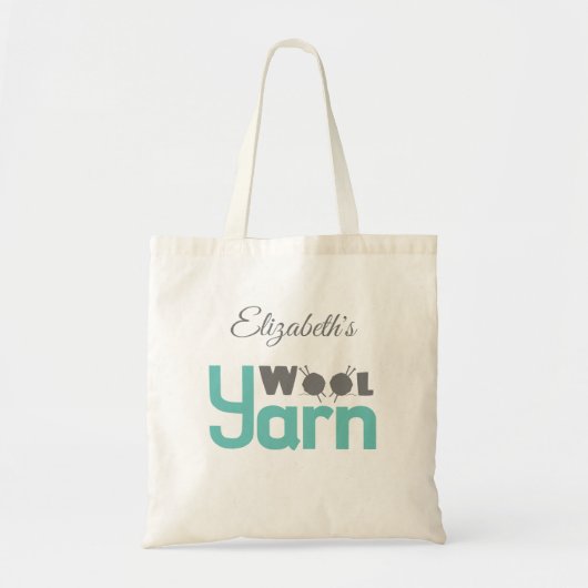 Canvas tas wolgaren (Voorkant)