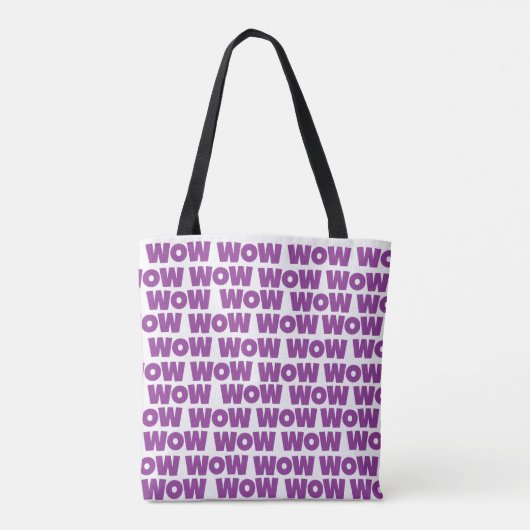 CANVAS TAS WOW-patroon (Achterkant)