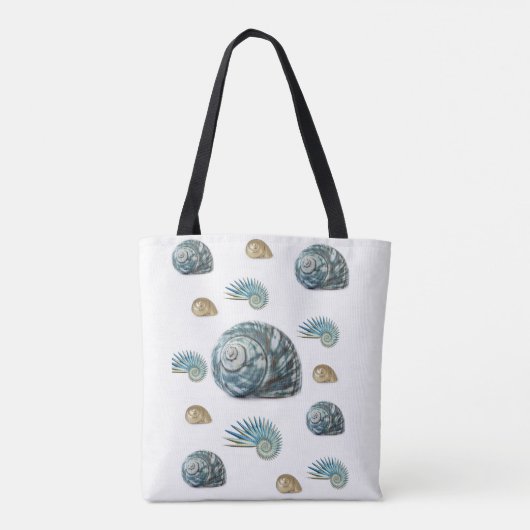 canvas tas zeeschelpen (Achterkant)