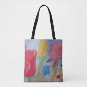 Canvas tas zomerbloem (Voorkant)