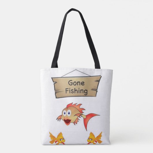 canvas tas zonder visvangst (Achterkant)