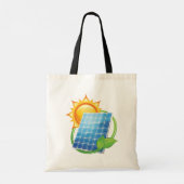 Canvas tas zonne-energie (Achterkant)