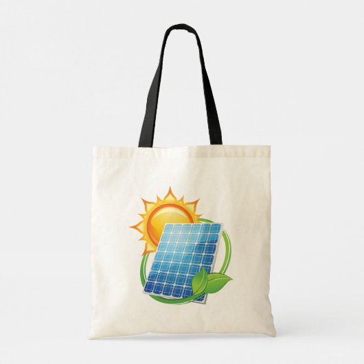 Canvas tas zonne-energie (Achterkant)