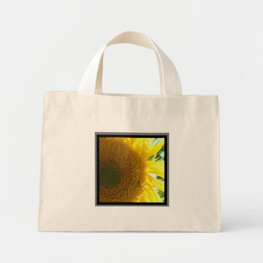 Canvas tas - Zonnebloem (Voorkant)