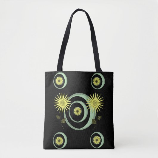 canvas tas zonnebloemen (Voorkant)