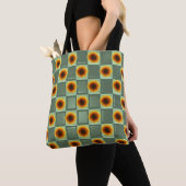 canvas tas zonnebloemen (Dichtbij)