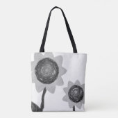 canvas tas zonnebloemen (Achterkant)