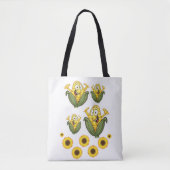 canvas tas zonnebloemen (Voorkant)