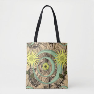 canvas tas zonnebloemen