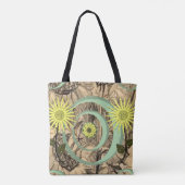 canvas tas zonnebloemen (Achterkant)