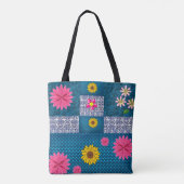 canvas tas zonnebloemen (Achterkant)