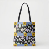 canvas tas zonnebloemen (Voorkant)