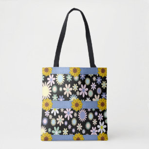 canvas tas zonnebloemen