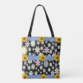 canvas tas zonnebloemen (Achterkant)