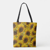 canvas tas zonnebloemen (Achterkant)