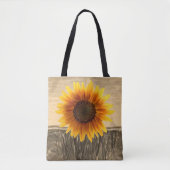canvas tas zonnebloemen (Voorkant)