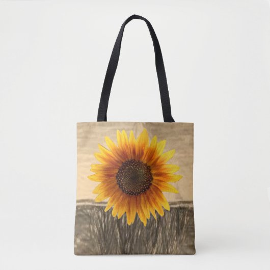 canvas tas zonnebloemen (Voorkant)