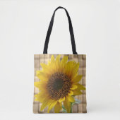 canvas tas zonnebloemen (Voorkant)